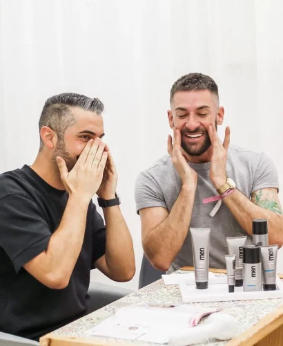 Franc Granados durante una beauty party